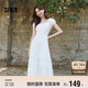 森馬（Semir）連衣裙女白月光氣質(zhì)溫柔夏季2025蝴蝶結優(yōu)雅U領(lǐng)長(cháng)裙109325114004