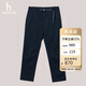 哈吉斯（HAZZYS）男裝日常通勤直筒褲戶外休閑褲ATDZP0BCX56 深藏青色DN 175/78A32