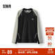 森馬（Semir）長袖T恤男冬季拼色運(yùn)動打底t恤寬松2025時尚印花上衣10A725101102