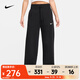 耐克（NIKE）女子加絨高腰闊腿運動(dòng)褲 SPORTSWEAR PHOENIX FLEECE DQ5616-010 L