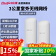 銳捷（Ruijie）3公里室外無線網(wǎng)橋RG-EST310F-E套裝 雙頻大功率監(jiān)控專用 wifi點(diǎn)對點(diǎn)遠(yuǎn)距離傳輸回傳 IP55防護(hù)