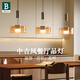 柏丁意式極簡餐廳吊燈 現(xiàn)代簡約護眼三頭飯廳餐廳燈 輕奢風吧臺餐桌燈 【倩影】三頭長盤-智能控制