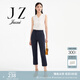 玖姿（JUZUI）商場(chǎng)同款通勤條紋西裝褲女裝夏款休閑褲JWCX11102 條丈青 S