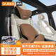 喬氏汽車(chē)車(chē)載座椅靠墊辦公人體工學(xué)腰墊記憶棉護頸枕腰 套裝 咖色