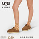 UGG春季男女同款舒適魔術(shù)貼一腳蹬單鞋包頭涼鞋 1138252CHE|栗色 36