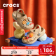 卡駱馳（CROCS）貝雅兒童洞洞鞋男女童戶(hù)外包頭沙灘鞋拖鞋/207013/207012 茶色-212 35 (215mm)