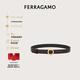 菲拉格慕（Ferragamo）女士酒紅色雙面可調(diào)式皮帶 0780477_C  _ 75 禮物 送女友