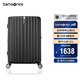新秀麗（Samsonite）行李箱25英寸拉桿箱豎條紋大容量旅行箱包托運(yùn)密碼箱黑色GU9