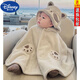 迪士尼（DISNEY）寶寶外出披風(fēng)斗篷秋冬超萌可愛(ài)浣熊嬰兒冬裝擋風(fēng)防風(fēng)披肩外套冬季 灰色浣熊斗篷 均碼 6個(gè)月-3歲