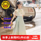 G.DUCKKIDS童裝漢服女童夏裝套裝兒童馬面裙一片式唐裝中國(guó)風(fēng)女大童裙子春秋 817馬面裙套裝【夏款】 170 尺碼15~16歲【160-170cm】cm