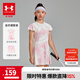 安德瑪（Under Armour）童裝短裙套裝女童連衣裙夏速干吸濕運動(dòng)套裝短裙兩件套252227165 白色 140