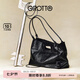 GROTTO個(gè)樂SOFT CARRY托特包百搭大容量牛皮手提單肩軟包七夕禮物 經(jīng)典黑L （啞黑）