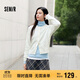 森馬（Semir）森柔|針織開(kāi)衫女冬季短款絞花肌理圓領(lǐng)毛衫打底上衣101724106001