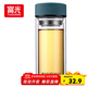富光 男女士雙層玻璃杯 高硼硅泡茶杯 茶水分離水杯帶茶隔杯子500ml