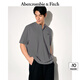 ABERCROMBIE & FITCH【重磅亨利衫】男裝25夏新款經(jīng)典小麋鹿寬松短袖T恤KI124-5188 深灰色 M (180/100A)