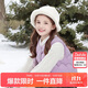 笛莎（DEESHA）童裝女童2025秋冬中大童女孩多色輕薄圓領(lǐng)羽絨馬甲 紫藤色 170
