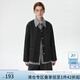 范思藍(lán)恩輕薄寬松顯瘦絎縫短外套女秋冬2024新款肌理感棉服14568 黑色 M