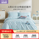 羅萊兒童嬰兒A類(lèi)60支全棉床單三件套學(xué)生宿舍兒童單人純棉床品150*215cm