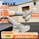 百麗周雨彤同款星河軌跡老爹鞋女休閑鞋B2199CM4 金色 37