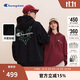 Champion冠軍連帽衛衣男新款美式復古加絨保暖上衣校園風(fēng) 黑色 XL 