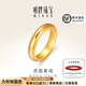 明牌珠寶教師節禮物 足金黃金泥鰍背戒指亮面素戒AFM0249工費500 足金戒指 19號 約8.17克
