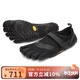 Vibram夏季水上運動(dòng)五指鞋沖浪皮筏艇垂釣赤足五指鞋抓地涉水溯溪鞋 黑色 42