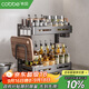 卡貝（cobbe）廚房置物架調料架臺面廚具收納調味品儲物架子刀架多功能架子雙層