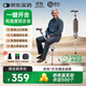 德伴拐杖凳老人助行器戶(hù)外折疊超輕便防滑三腳兩用拐杖椅子醫用拐 808
