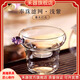 禾器·斑斕禾器茶漏茶濾奉珠激光一體玻璃茶隔茶葉過(guò)濾器泡茶過(guò)濾網(wǎng)茶具配件奉珠茶漏-激光打孔-淺紫色