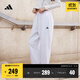 adidas休閑加絨加厚毛圈布束腳運(yùn)動(dòng)褲男女秋冬阿迪達(dá)斯官方輕運(yùn)動(dòng) 淺麻灰   L