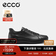 愛步（ECCO）高端輕奢牛皮系帶休閑板鞋 柔酷7號男鞋系列470824 黑色39 HL