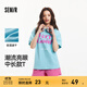 森馬（Semir）短袖T恤女中長(cháng)款寬松字母潮流個(gè)性2025新款夏季吸濕速干衣服 天空藍81110 S
