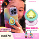 PopSockets 【玩具屋】手機支架氣囊伸縮防摔粘貼指環(huán)扣 黃水滴鉆石