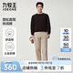 九牧王【高棉 親膚】休閑褲男褲2025年秋季新款含萊賽爾透氣寬松直筒褲 寬松直筒版+卡其色+TP1EX50117 35 碼 175/86A(2.64)尺88cm