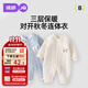 婧麒（JOYNCLEON）嬰兒連體衣保暖夾棉嬰幼兒寶寶衣服秋冬爬服哈衣套裝 Jlt200702