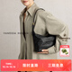 VANESSA HOGAN【張雅欽同款】VH女包欣冉hobo包頭層植鞣牛皮質(zhì)感斜挎腋下單肩包