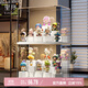 EACHY盲盒展示架收納盒透明防塵手辦玩具labubu泡泡瑪特展示盒-特大號(hào)