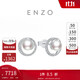 周大福ENZO 羅馬假日 系列 18K金海水珍珠鉆石耳環(huán)女 EZT481