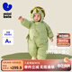 迷你巴拉【三防】巴拉羽絨連體衣嬰兒衣服寶寶萌趣爬服加厚2025秋冬新款 豆沙綠40016-角龍 【三防護肚】 90 cm 【充絨量81.9g】