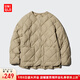 優(yōu)衣庫驚喜價(jià)女裝PUFFTECH空氣棉服休閑茄克/時(shí)尚款外套469864 32 深米色 2XL /170/100B