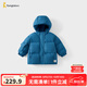 童泰（TONGTAI）寶寶羽絨服外套冬季兒童衣服男童女童外出鴨絨服五防連帽上衣 藍(lán)色 100
