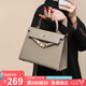 viney牛皮凱莉包輕奢包包女包品牌斜挎單肩包生日七夕情人節(jié)禮物送女友