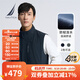 諾帝卡（NAUTICA）【單件直降】男裝春夏款防輕濺水挺闊舒適馬甲背心男JO3303 藏青4NV M