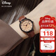 迪士尼（Disney）手表女款簡(jiǎn)約氣質(zhì)ins風(fēng)帶日歷防水小棕表中學(xué)生女士手表MK-11633K