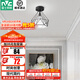 雷士（NVC）照明（NVC） 餐吊燈 時尚創(chuàng)意  餐廳燈 現(xiàn)代簡約三頭餐吊燈吧臺燈 鏤空啞黑玄關(guān)燈【帶5W三色光源】