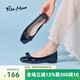 reemoor紅色婚鞋女2025夏季新款方扣粗跟仙女風(fēng)漆皮舒適單鞋睿慕女鞋 亮黑色 37