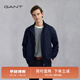 GANT/甘特休閑美式翻領(lǐng)夾克哈林頓夾克男士立領(lǐng)羅紋袖工裝外套 433-深藍色 L