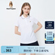 Hush Puppies暇步士女裝夏季純棉簡約短袖Polo衫 118白色 L