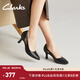 Clarks其樂(lè )卡塔系列女鞋夏季鏤空尖頭涼鞋時(shí)尚單鞋高跟鞋女婚鞋 黑色 261712314 38