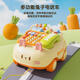 啟龍兒童小兔拉線(xiàn)電話(huà)機仿真座機嬰兒益智蒙氏早教寶寶音樂(lè )故事玩具 小兔兔早教多功能故事電話(huà)車(chē)【郵購盒】+充電電池套裝